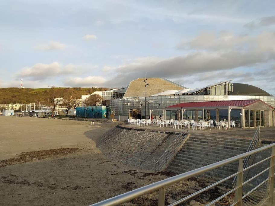 Face Nausicaa Et Plage Vue Panoramique Boulogne-sur-Mer Exterior foto